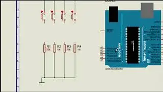 (PROTEUS) CONTOH PROJEC LED SEDERHANA DENGAN BUTTON MENGGUNAKAN ARDUINO UNO BAGIAN 2