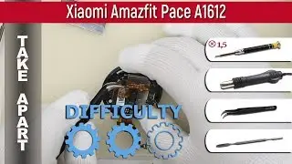 How to disassemble 📱 Xiaomi Amazfit Pace A1612 Take apart Tutorial