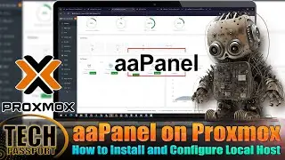 How to Install and Configure aaPanel on Localhost Proxmox Virtual machine Hosting control panel