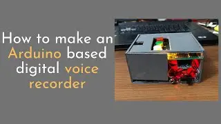 Arduino voice recorder module | Electret microphone and sd card module