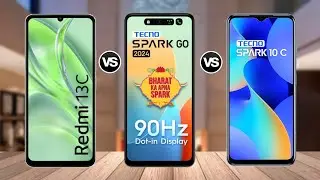 Redmi 13C vs Tecno Spark GO 2024 vs Tecno Spark 10C || Specs Comparison