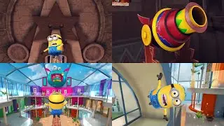 Despicable Me: Minion Rush - Location Openings vs Minion Launchers