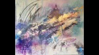 Nina Camplin paints to Circles
