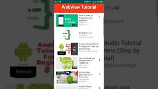 How to Create WebView in Android Studio | WebView | Android Coding