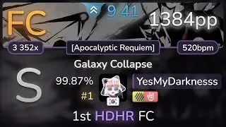 [CTB] 9.4⭐ YesMyDarknesss | Kurokotei - Galaxy Collapse [Apocalyptic] +HDHR 99.87% (#1 1384pp FC)