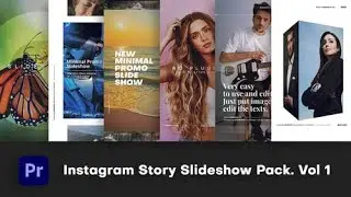 Premiere Pro Template | Instagram Story Slideshow Pack. Vol1 | Premiere Pro