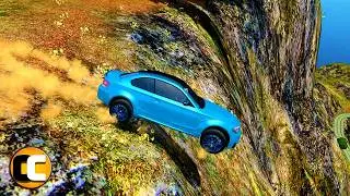 GTA 4 Cliff Drops Crashes with Real Cars mods Ep. 93 | Odycrash