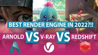 This is the BEST Render Engine in 2022! Arnold vs V-Ray  vs  Redshift