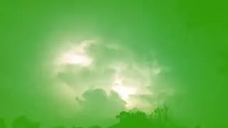 Lightning Thunder Effects | Thunder storm lightning with clouds green screen 