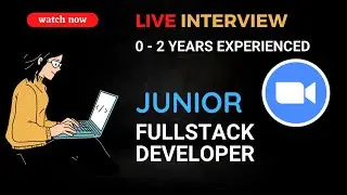 #1 | Live Interview | Junior Full Stack Developer | Java | SpringBoot | JavaScript | Beginners Guide