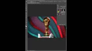 Add bokeh in photoshop - #fifaworldcup #photoshop #shorts