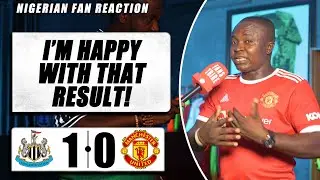 NEWCASTLE 1-0 MANCHESTER UTD ( Henry - NIGERIAN FAN REACTION) - Premier League 2023-24 HIGHLIGHTS