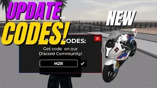 *NEW* UPDATE! H2R!!! CODES* Moto Trackday Project ROBLOX