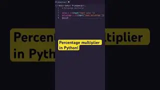 EASY Percentage Multiplier in Python! 