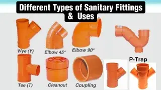 Different Types of Sanitary Fittings & Uses ( Tagalog )