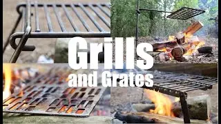 Grills, Grates and Fire Anchors.  What I use for Campfire Cooking.