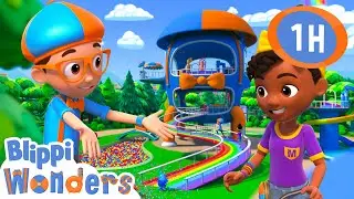 Ultimate Playground | Blippi Wonders | Best Animal Videos for Kids | Kids Songs and Nursery Rhymes