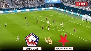 🔴LIVE : LILLE vs SLAVIA PRAHA I UEFA CHAMPIONS LEAGUE I PLAYOFF ROUND I eFOOTBALL PES 21 GAMEPLAY