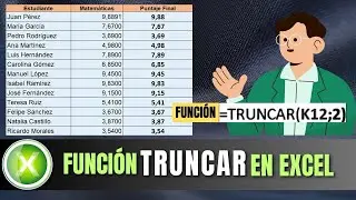 FUNCION TRUNCAR EN EXCEL