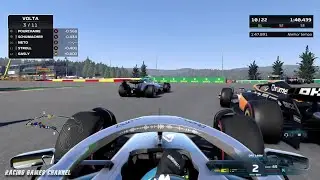 F1™ 22 - MY TEAM / BELGIAN GP / LOGITECH G29 GAMEPLAY ON PS4