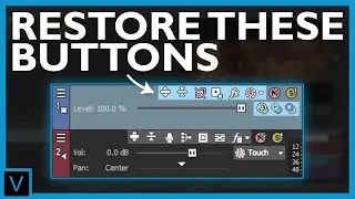 Restore Track Header Buttons in Vegas Pro