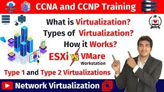 Network Virtualization For Network Engineer | What is Virtualization | ESXi vs VMware Workstation