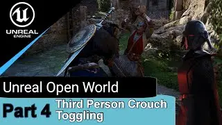 Unreal Engine 5 Character Locomotion Movement - Crouch - UE5 Open World Tutorials #4