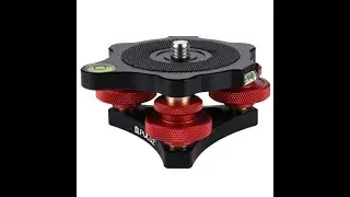 PULUZ Aluminum Alloy Adjustment Dials Leveling Base Ball Head for Camera Tripod Head .