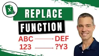 EASILY Replace Text in Excel with the REPLACE Function