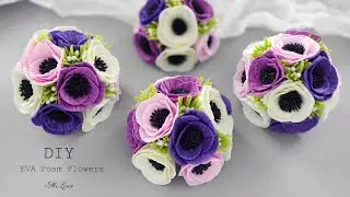 🌸 РЕЗИНОЧКИ С ЦВЕТАМИ ИЗ ФОАМИРАНА 🌸 DIY MAGIC FLOWERS OUT OF FOAM 🌸