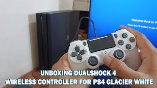 UNBOXING DUALSHOCK 4 WIRELESS CONTROLLER FOR PS4 GLACIER WHITE