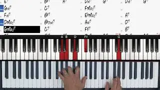 How to play Wave - Tom Jobim - Aprenda a Tocar Piano/Teclado - Harmonia Moderna