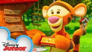 Playdate with Winnie the Pooh 🍯 | Tigger and the Harmonica | Episode 2 | @disneyjunior