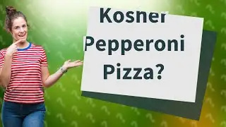 Can Jews eat pepperoni pizza?