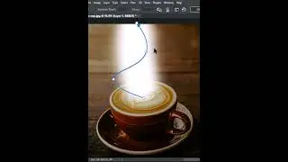 How to make realistic coffee smoke effect easily in photoshop 2022