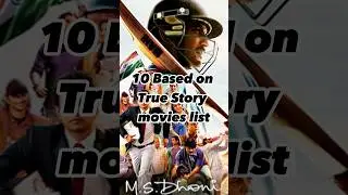 🎬 10 Based on True Story Movies List | Incredible Real-Life Films You Can't Miss! 🤑🌟#shorts #viral