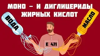 Моно— и диглицериды жирных кислот — популярный эмульгатор и стабилизатор (Е471)