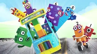 Numberblocks Road Trip with Official Numberblocks Bus || Keith's Toy Box