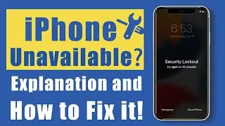 iPhone Unavailable？ | Explanation and How to Fix it!