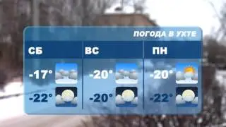 Погода в Ухте с 1 по 3 февраля'14