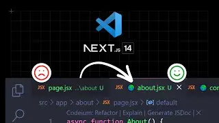 Improve Tab Readability in VSC with Next.js App Router - Custom Tab Names