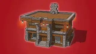 Minecraft: Build a Rustic Modern House Tutorial [Step by Step]