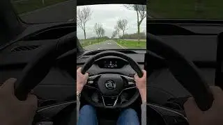 Skoda Enyaq Coupé 2023 acceleration 0-100 | iV 80x Sport mode | 266 hp AWD