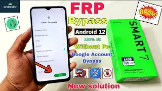 Infinix Smart 7 FRP Pattern Unlock Remove |  FRP Bypass Android12 Upda | Google Account Bypass 2025