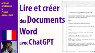 #18 L'IA en Entreprise  ●  Lire et créer des Documents Word avec ChatGPT  ● Advanced Data Analytics