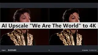 AI Upscale and Repair Michael Jackson 