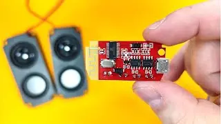 Miniature all-in-one Bluetooth receiver and Amplifier, running on single 3.7V 18650 battery