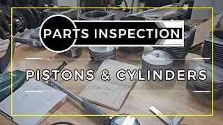 Porsche Engine Parts Inspection Pistons and Cylinders