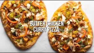 Butter Chicken Curry Pizza