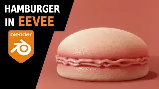 Delicious Hamburger in Blender Eevee